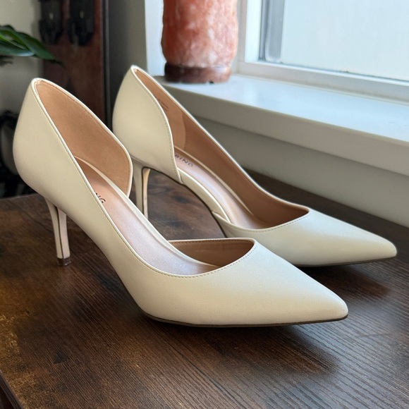 Call It Spring women's white heels - Picture 5 of 5